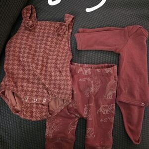 Kate Quinn Kids Matching Set in Burgundy